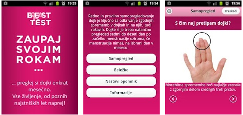 Breast test app