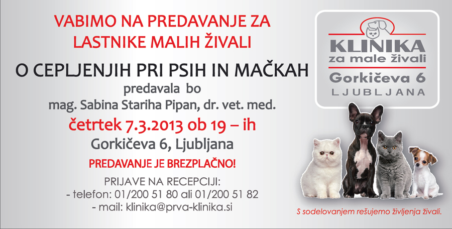 domače živali cepljenje