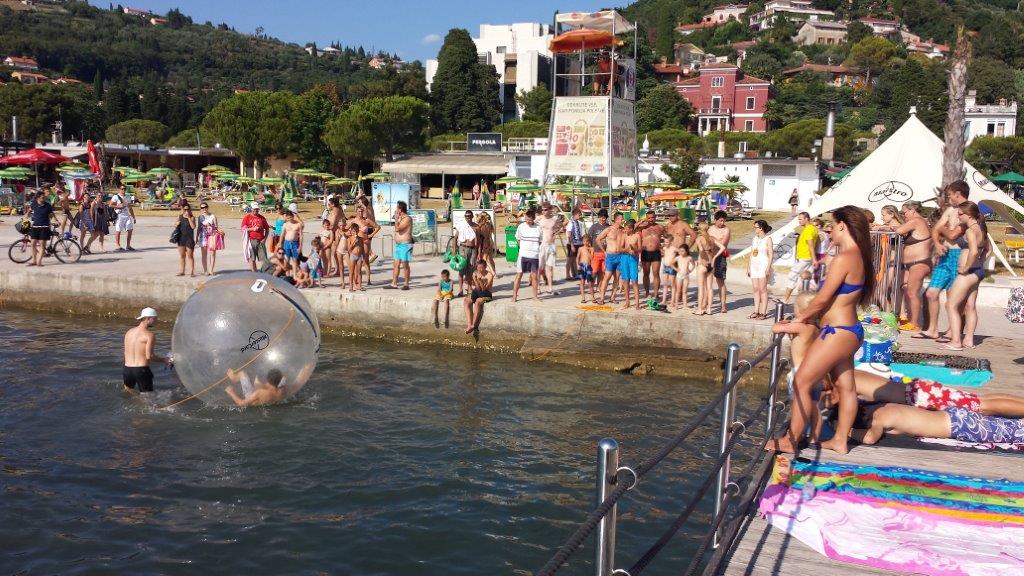 Portoroz_zorbing