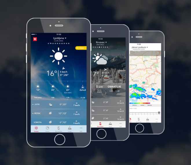aplikacija Triglav Vreme1