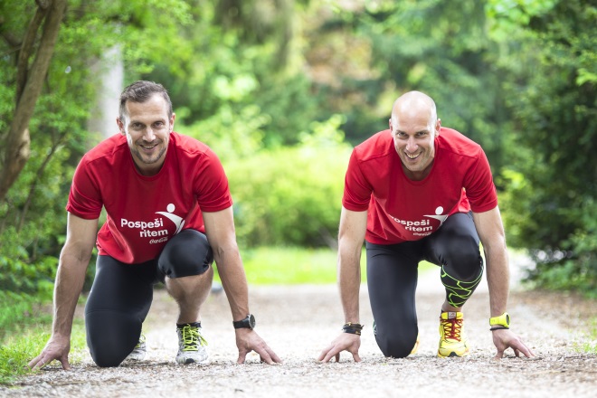 Foto2_Jure Kosir in Dejan Lenart, vodja trenerske ekipe Pospesi ritem