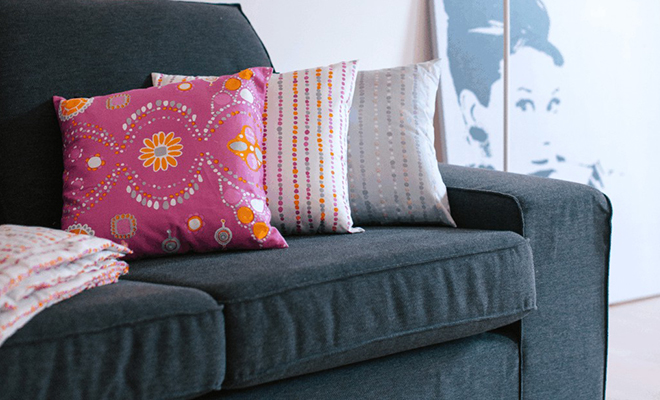 Okrasni vzglavniki Odeja