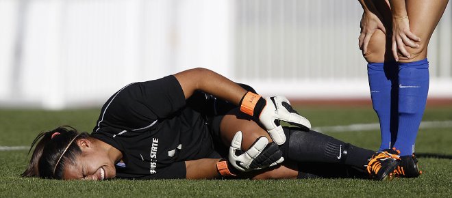 Boise State goalkeeper Liz Ruiz