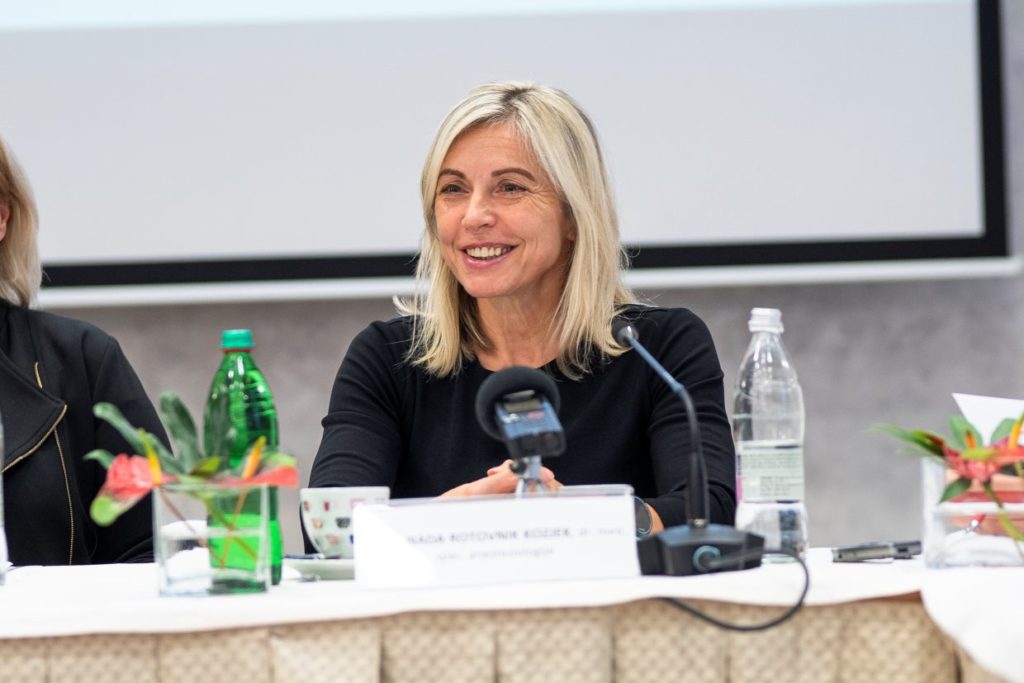 doc. dr. Nada Rotovnik Kozjek, dr. med., spec. anestez. iz Onkološkega inštituta LJ in podpredsednica Slovenskega združenja za klinično prehrano