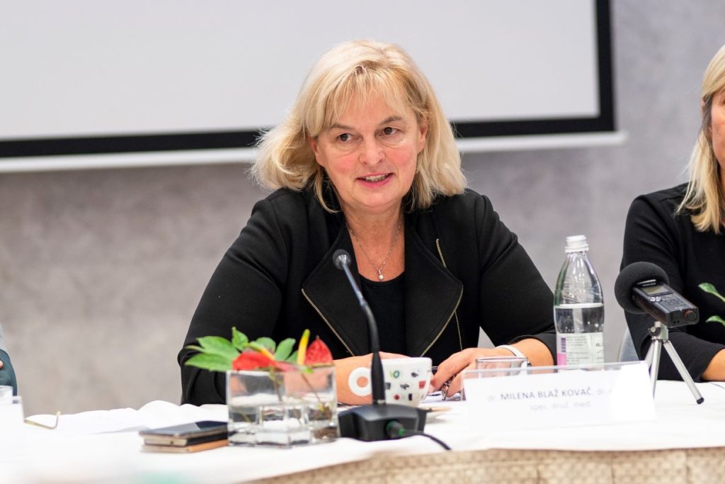 dr. Milena Blaž Kovač, dr. med., spec. druž. med., ZD Šiška in predsednica Združenja za klinično prehrano