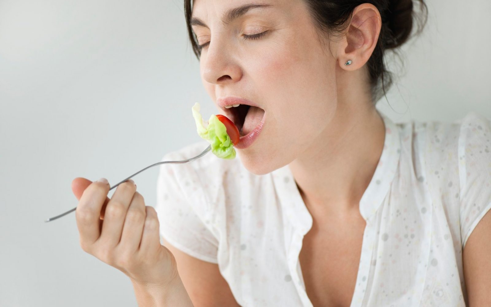 solata, prehranjevanje, dieta, vilica