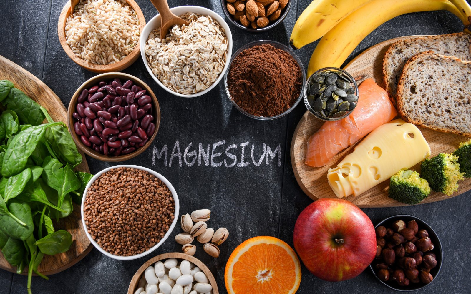 živila, ki vsebujejo veliko magnezija