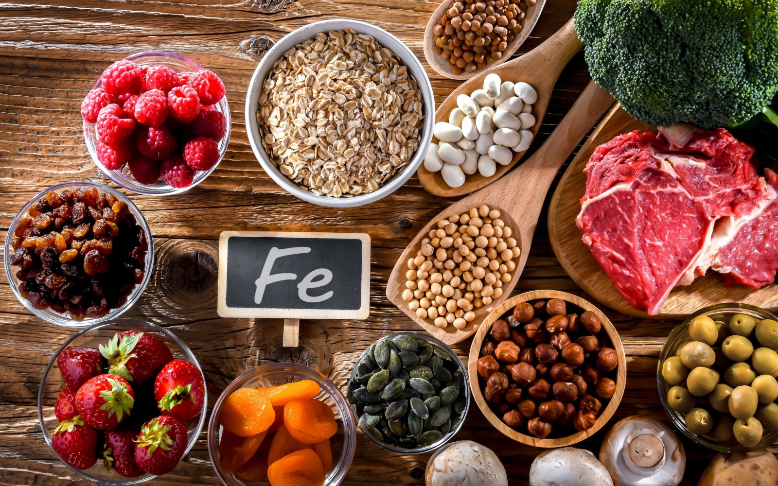 hrana, meso. železo,