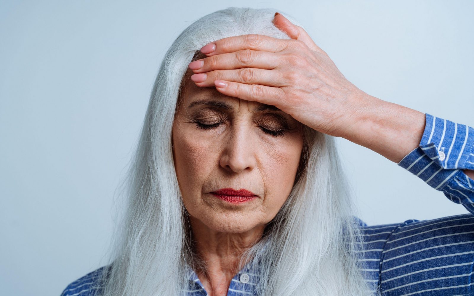 bolečina, ženska, glavobol