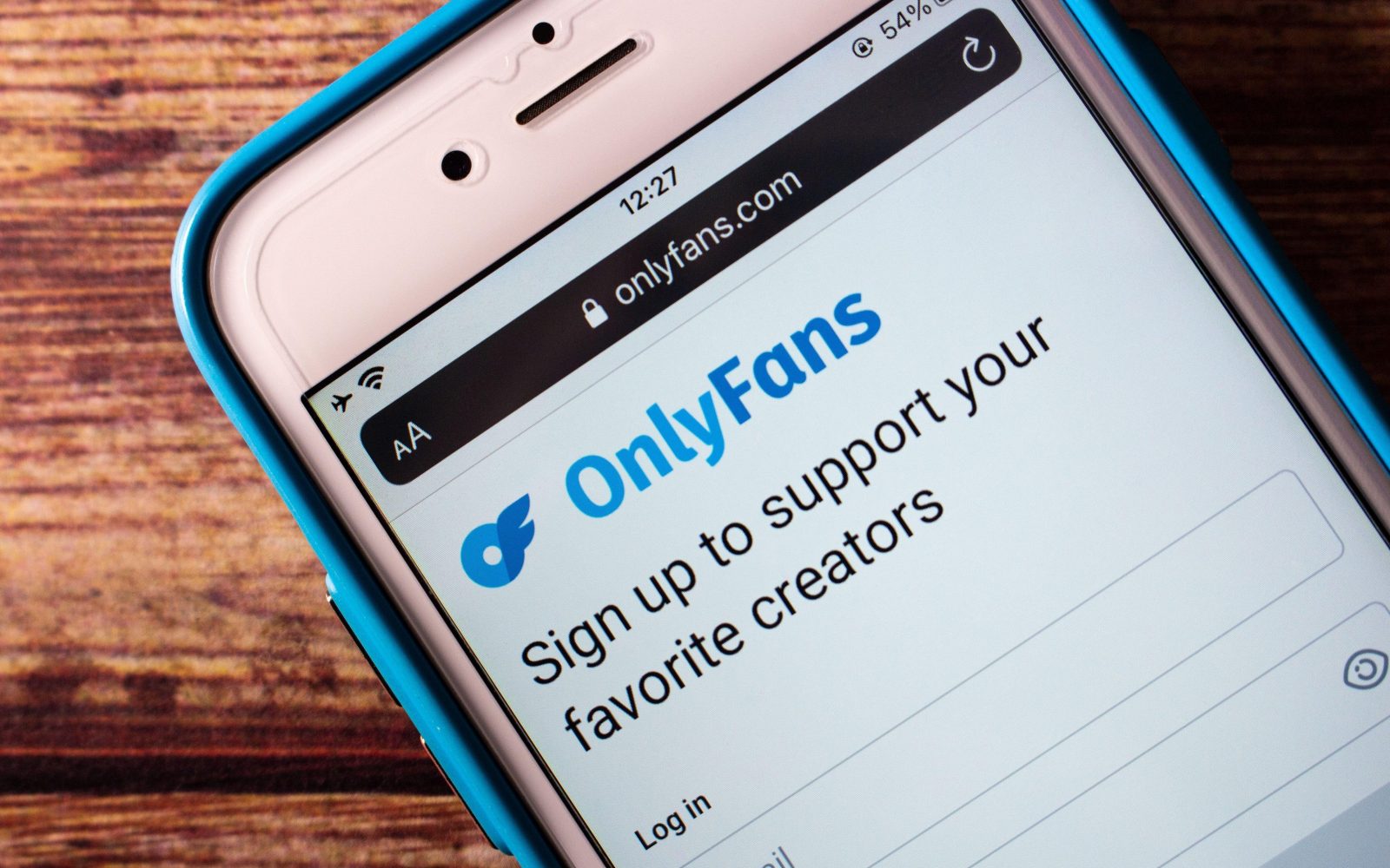 Aplikacija, telefon, Only Fans