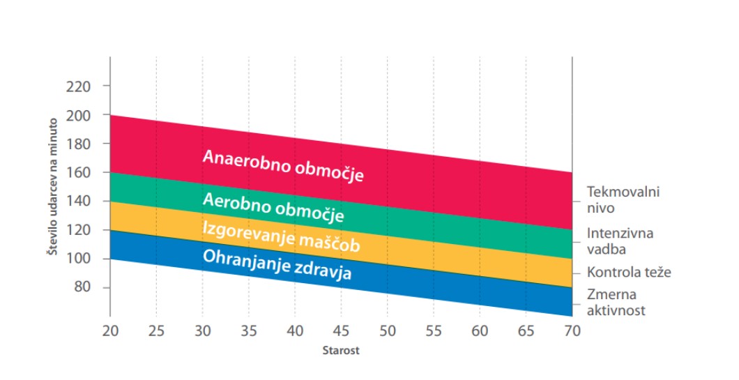 Koncept vadbe različnih intenzivnosti prinašajo različne koristi za zdravje
