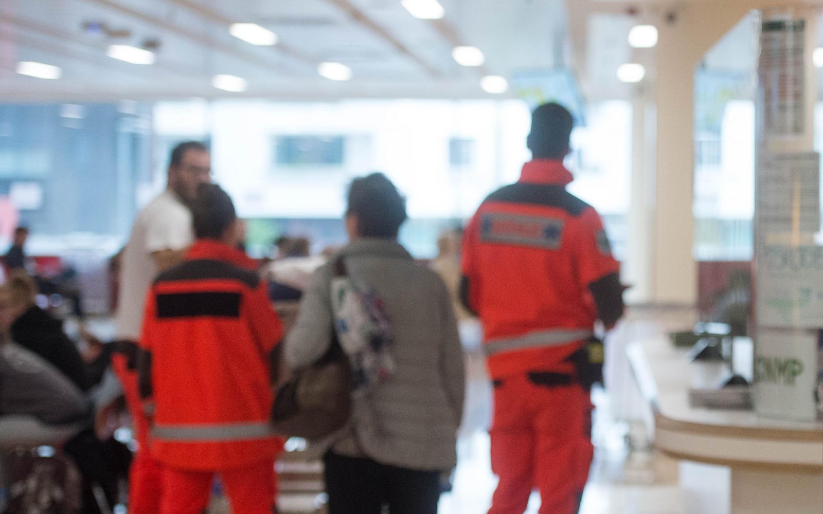 Čakalnica na prenovljeni urgenci UKC Ljubljana