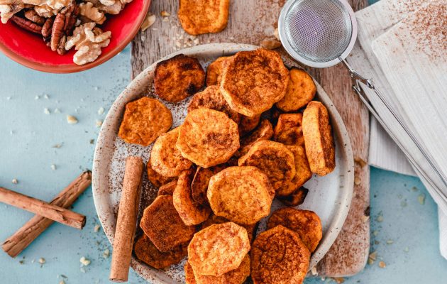 Sladek krompir pripravljen kot sladica