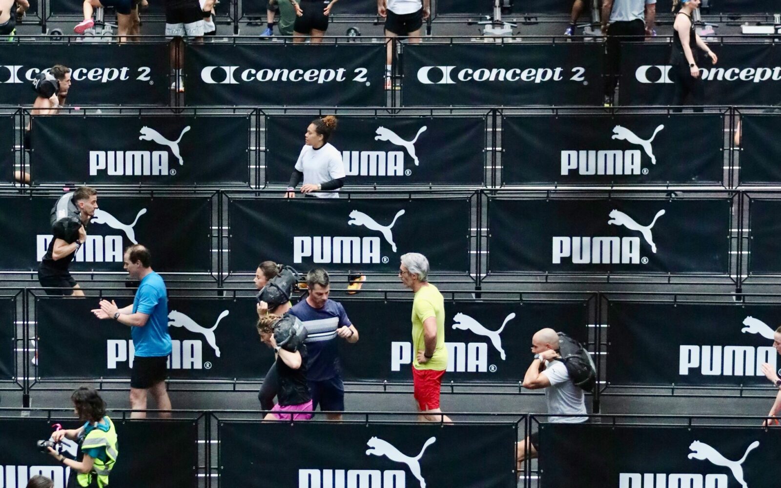 HYROX tekmovanje - tek in funkcionalne vaje