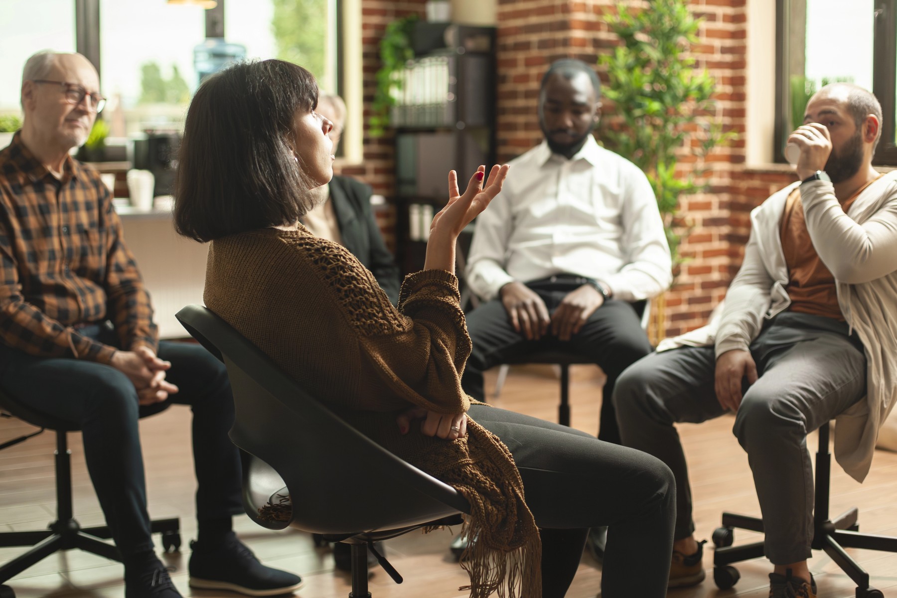 V krogu anonimnih alkoholikov