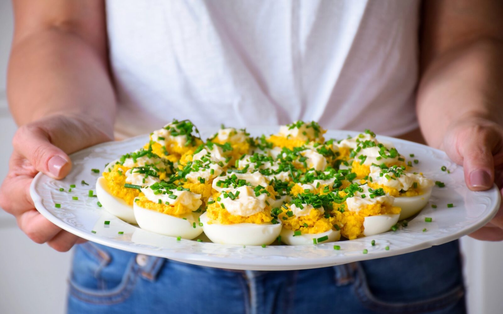 Beljakovinsko bogat obrok z jajci za ženske v perimenopavzi in menopavzi