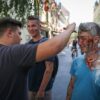 Po telesu popisani in porisani dijaki 1. letnikov srednje šole - fazani