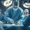 Kirurška ekipa med operacijo v operacijski dvorani