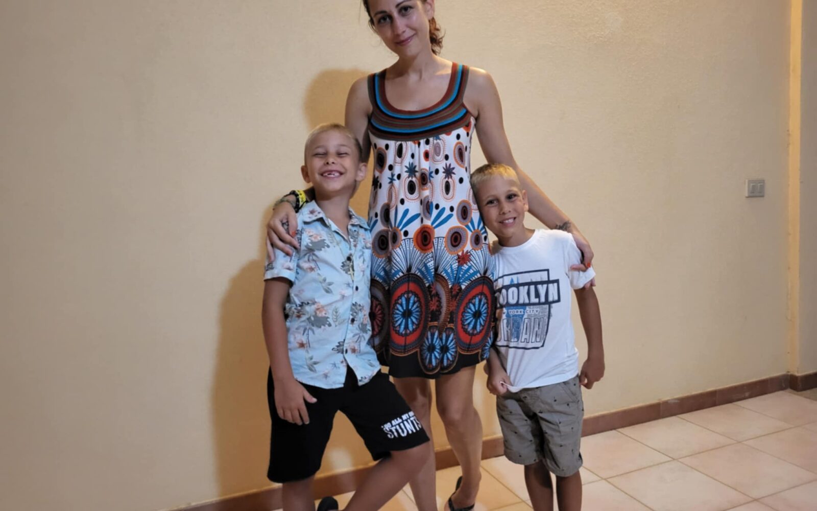 Kristi Benko z otrokoma